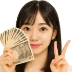 お金をもつるなちゃん