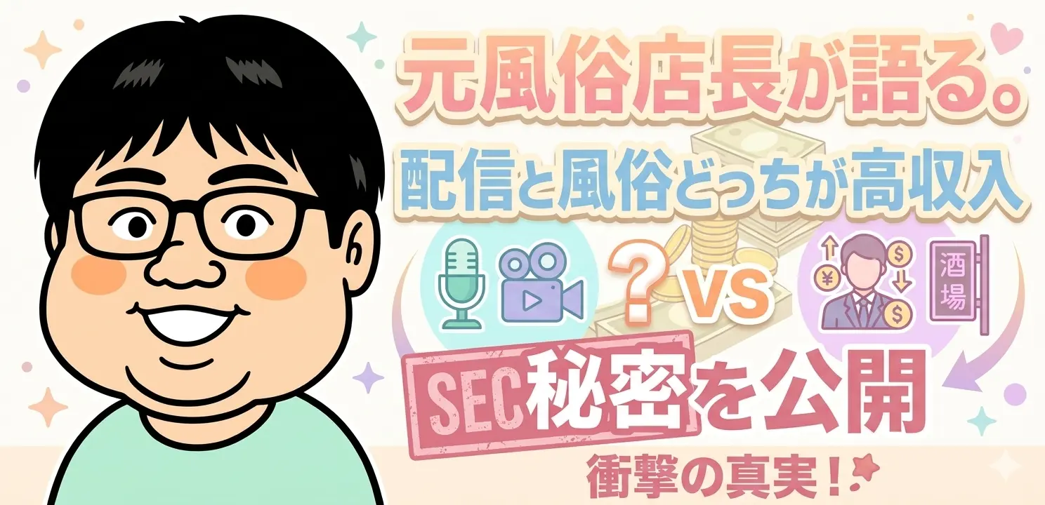 元風俗店店長オギオギが語る|新潟で風俗とライブチャットどっちが稼げる?